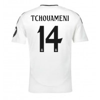 Camiseta Real Madrid Aurelien Tchouameni #14 Primera Equipación Replica 2024-25 mangas cortas